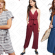 Camden Shirtdress, $126 | Willa Tie-Waist Jumpsuit, $89 | Paula Knit Dress, $89
